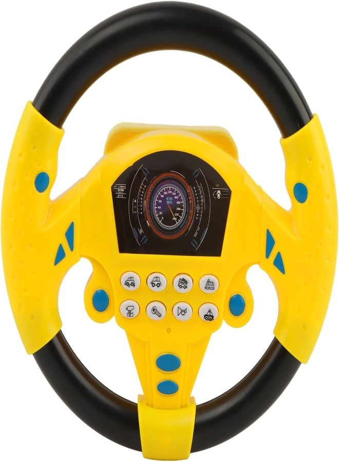 SHREETA Interactive Baby Steering Wheel Toy with Realistic Car Sounds, Music Buttons - Fun Driving Simulator for Toddlers, Perfect for Enhancing Kids’ Motor Skills & Imaginative Play - Image 1